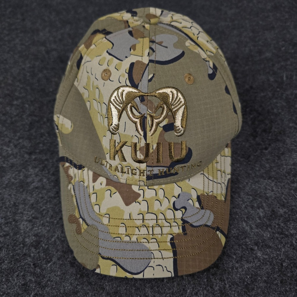 KUIU Ultralight Hunting Camo Baseball Cap Embroidered Logo OSFM Adjustable